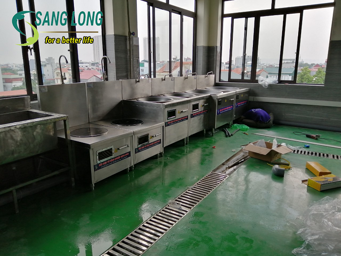 dự án bếp từ công nghiệp tại Hà Nội