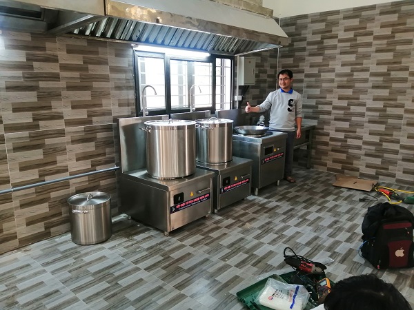 Dự án bếp điện từ cho Trường mầm non Thị Trấn Kim Bài